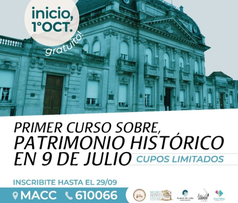 Curso Sobre Patrimonio Hist Rico En Nueve De Julio Cadena Nueve