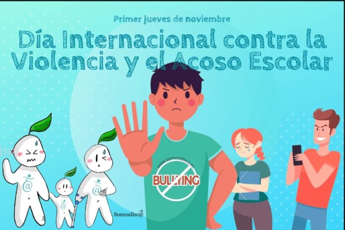 Día Internacional contra la Violencia y el Acoso Escolar Cadena Nueve