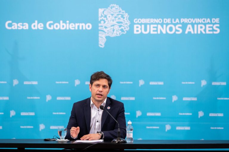 Axel Kicillof se referirá a la segunda ola de la pandemia