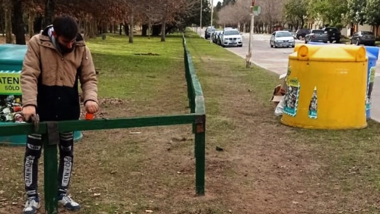 Culminó la primera etapa de la colocación del cerco perimetral en el parque