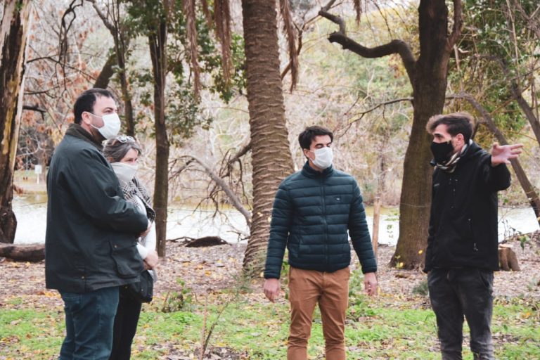 Mariano Barroso recorrió La Reserva Natural La Isla en el parque San Martín