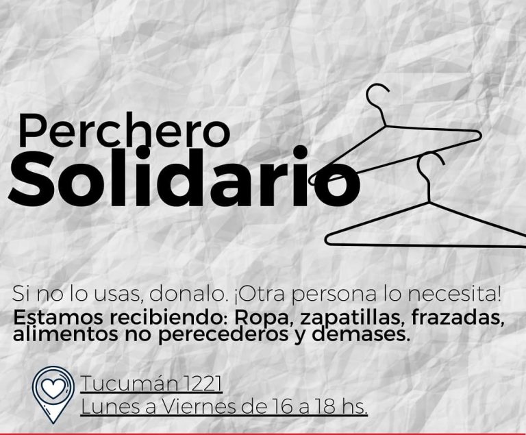 Jovenes del radicalismo impulsan un ‘Perchero solidario’