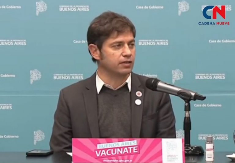 Axel Kicillof anunció ‘vacuna libre’ para los grupos priorizados