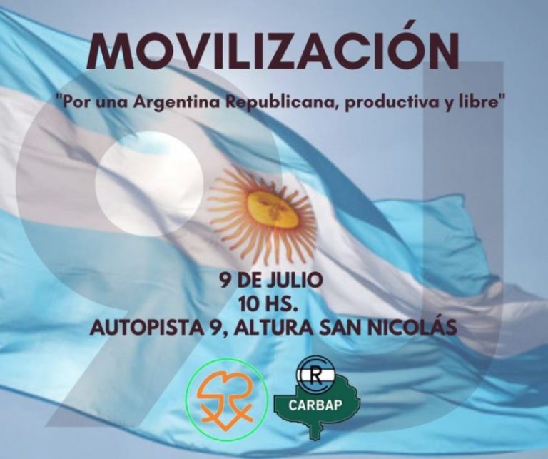 Carbap también estará en San Nicolás este 9 de Julio