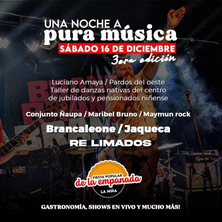 La empanada en el centro de la gran fiesta popular de La Niña