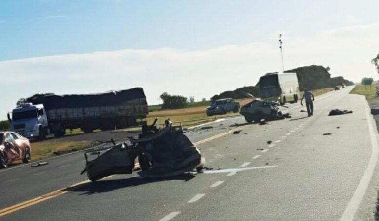 Violento siniestro vial en cercanías de Santa Rosa en la Ruta 5