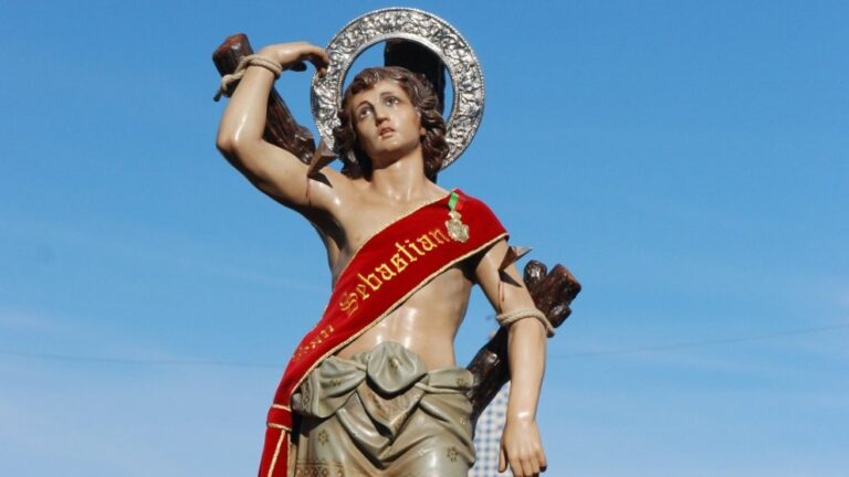 Es San Sebastián patrono de la arquería, de los soldados y los atletas