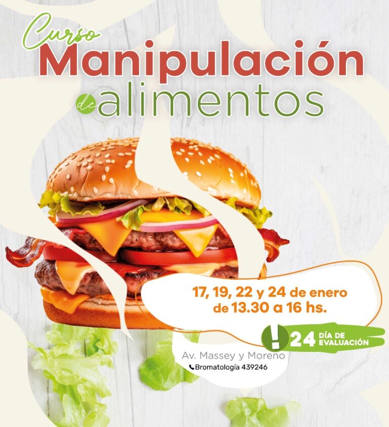 Curso de manipulación de alimentos obligatorio para trabajo de cantinas en Carnaval