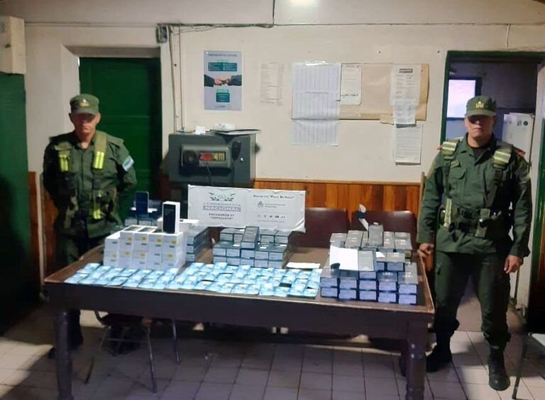 Gendarmería Nacional realizó el operativo “Llamada Perdida” a la altura de Mendoza