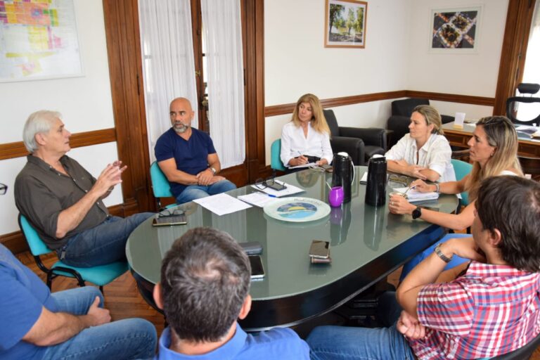 El Centro Comercial a Cielo Abierto fue tema de un encuentro entre María José Gentile y Luis Valinoti