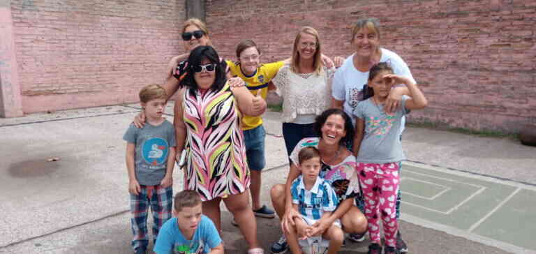 Un mural por la inclusión en el Playón Municipal propone Downtasticos