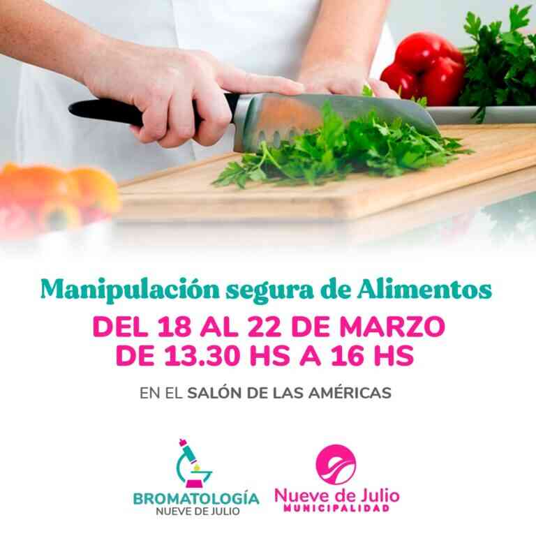 Nuevo curso de manipulación de alimentos