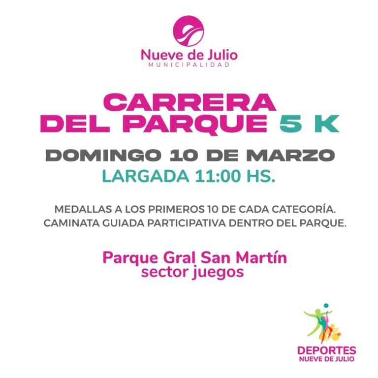 Llega la ‘Carrera del Parque’