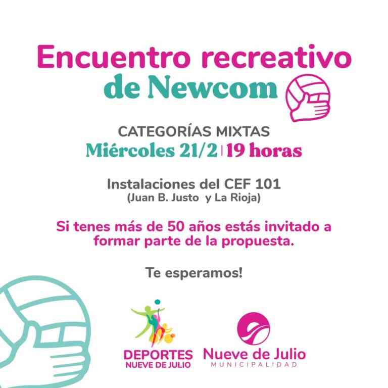 Llega un nuevo Ecuentro recreativo de Newcom