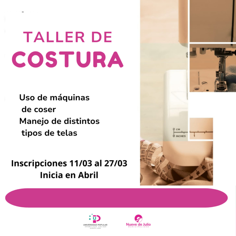 La UP ofrece talleres con orientación textil