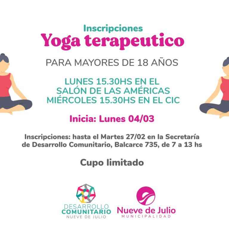 Se dictaran clases gratuitas de Yoga