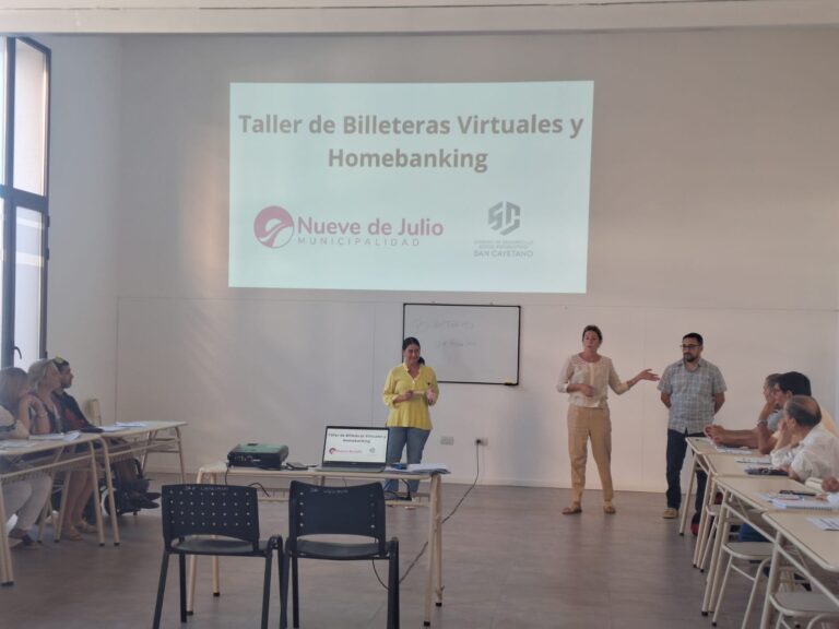 Comenzó el taller de Billeteras Virtuales y Home Banking