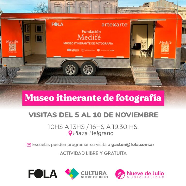 Llega a Nueve de Julio un Museo Itinerante de Fotografía